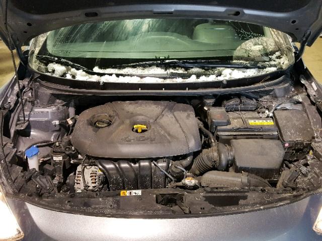 KMHD35LH8HU353660 - 2017 HYUNDAI ELANTRA GT GRAY photo 7