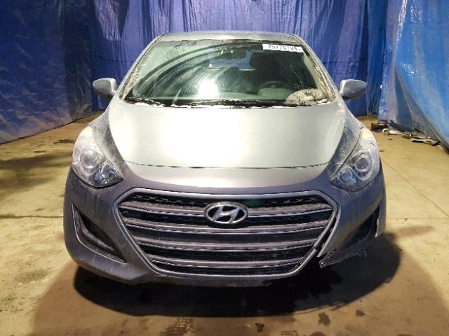 KMHD35LH8HU353660 - 2017 HYUNDAI ELANTRA GT GRAY photo 9