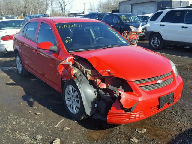 1G1AT58H097246353 - 2009 CHEVROLET COBALT LT RED photo 1