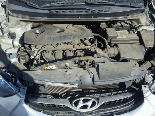 5NPDH4AE3DH212699 - 2013 HYUNDAI ELANTRA GL SILVER photo 7