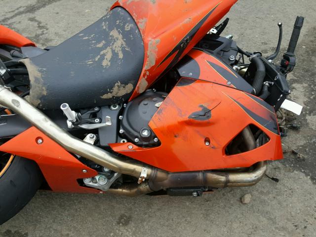 JKBZXNC189A014018 - 2009 KAWASAKI ZX1400 C ORANGE photo 7