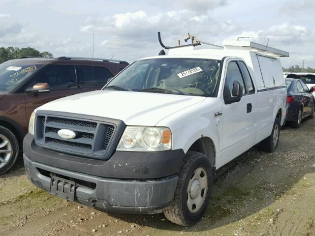 1FTRF12248KB70128 - 2008 FORD F150 WHITE photo 2