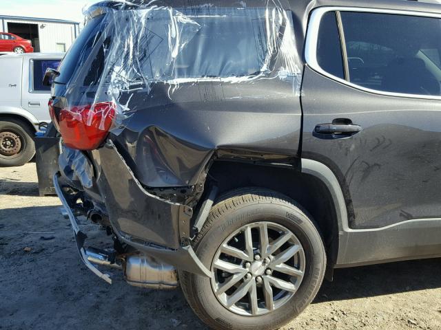 1GKKNMLS8JZ100587 - 2018 GMC ACADIA SLT ნაცრისფერი ფოტო 9