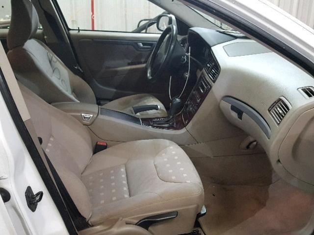 YV1RS592772641481 - 2007 VOLVO S60 WHITE photo 5