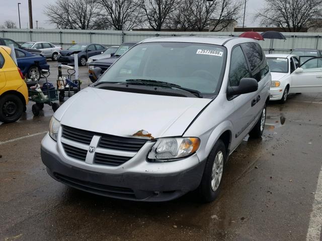 1D4GP25R76B713779 - 2006 DODGE CARAVAN SE SILVER photo 2