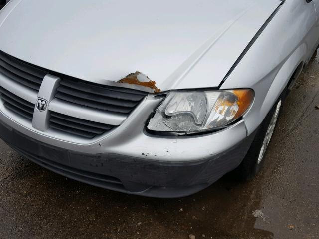 1D4GP25R76B713779 - 2006 DODGE CARAVAN SE SILVER photo 9