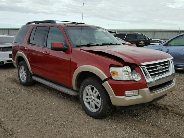 1FMEU7EE6AUA78389 - 2010 FORD EXPLORER E RED photo 9