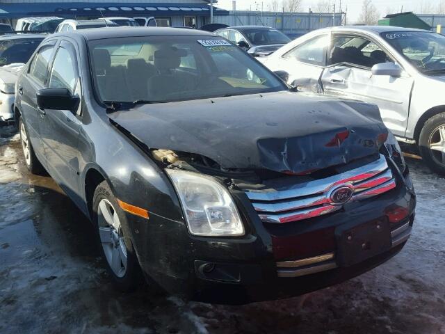 3FAHP07128R136483 - 2008 FORD FUSION SE BLACK photo 1