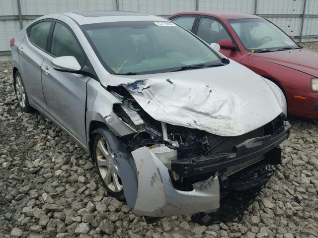 5NPDH4AE0CH124319 - 2012 HYUNDAI ELANTRA GL SILVER photo 1