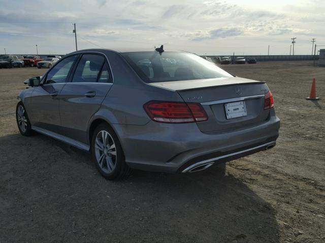 WDDHF0EB6FB091323 - 2015 MERCEDES-BENZ E 250 BLUE GRAY photo 3