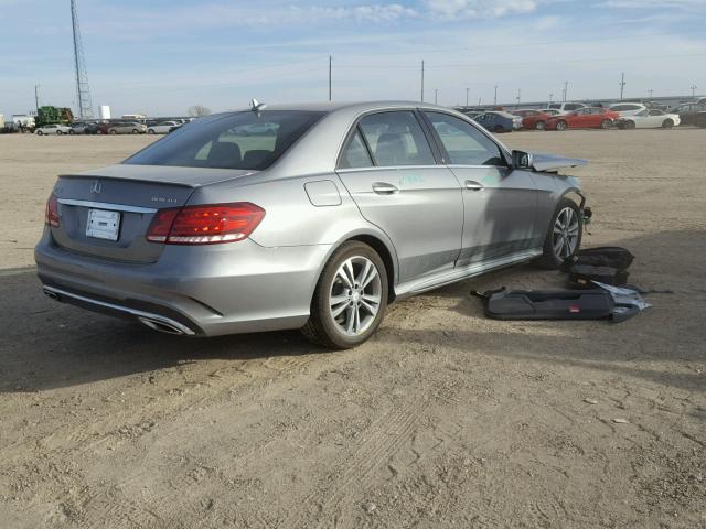 WDDHF0EB6FB091323 - 2015 MERCEDES-BENZ E 250 BLUE GRAY photo 4