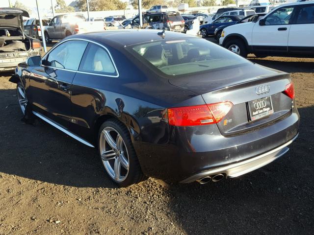 WAUVGAFR7DA051585 - 2013 AUDI S5 PRESTIG CHARCOAL photo 3