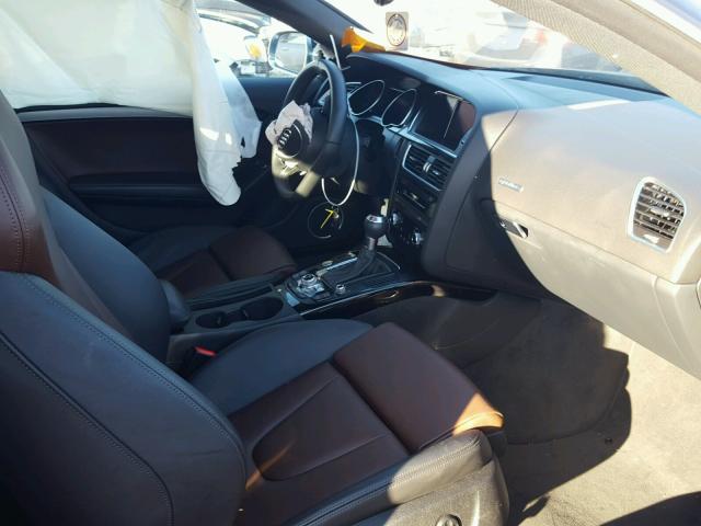 WAUVGAFR7DA051585 - 2013 AUDI S5 PRESTIG CHARCOAL photo 5