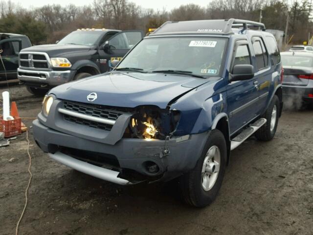 5N1ED28Y64C679417 - 2004 NISSAN XTERRA XE BLUE photo 2