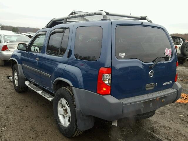 5N1ED28Y64C679417 - 2004 NISSAN XTERRA XE BLUE photo 3