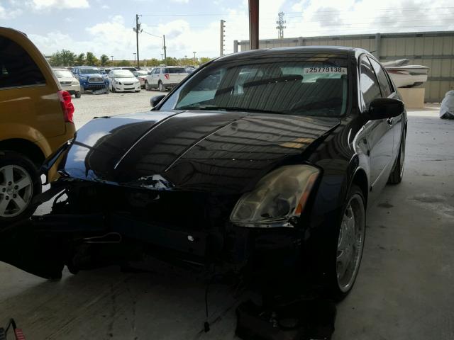 1N4BA41E55C815538 - 2005 NISSAN MAXIMA SE BLACK photo 2