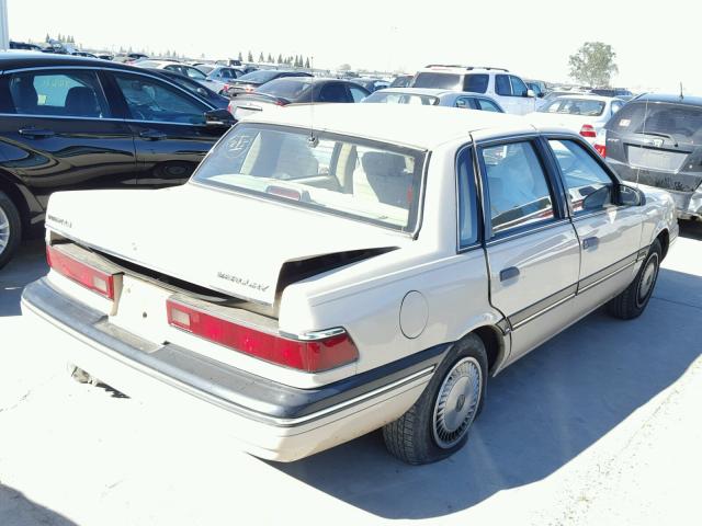 2MEPM37X0JB617923 - 1988 MERCURY TOPAZ LS TAN photo 4