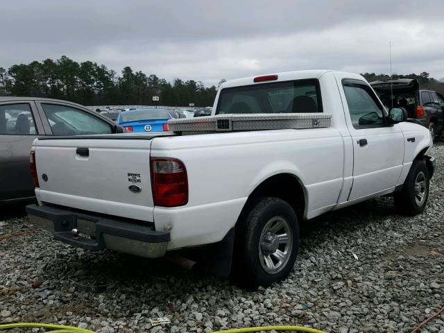 1FTYR10D33PA70363 - 2003 FORD RANGER WHITE photo 4