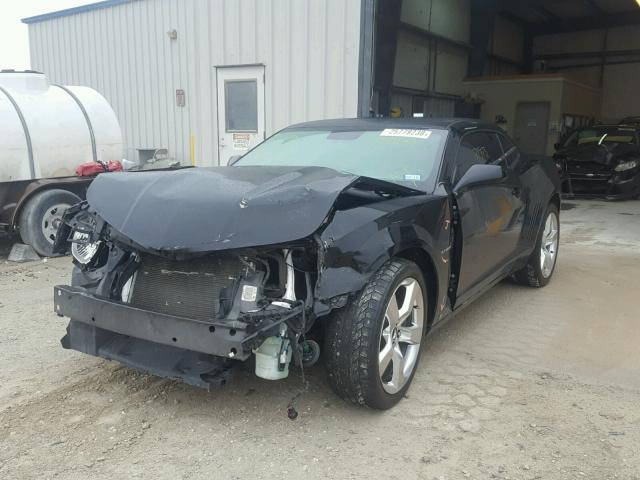 2G1FT1EW7A9119488 - 2010 CHEVROLET CAMARO SS BLACK photo 2