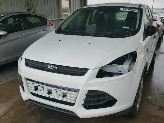 1FMCU0F70FUC61230 - 2015 FORD ESCAPE S WHITE photo 2