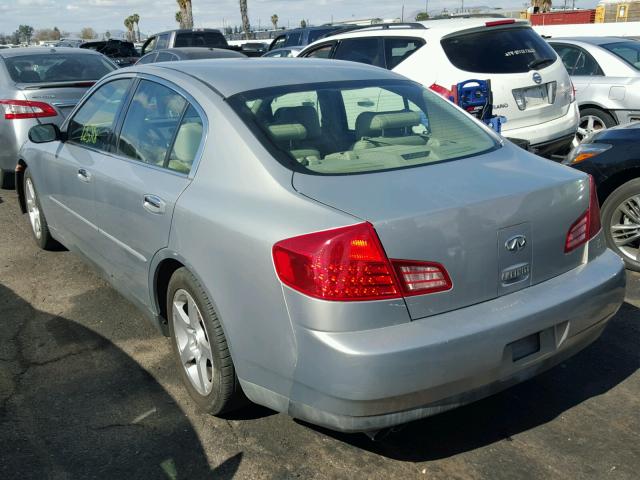 JNKCV51E93M016750 - 2003 INFINITI G35 GRAY photo 3