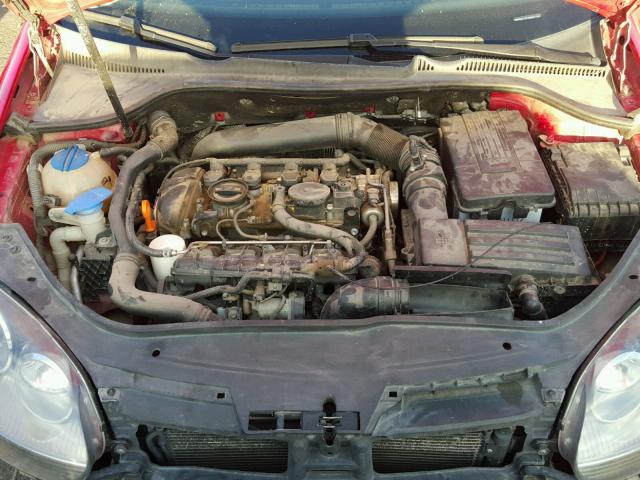 3VWDA71K19M031143 - 2009 VOLKSWAGEN GLI წითელი ფოტო 7