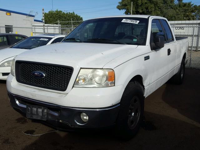 1FTPX12536KA82571 - 2006 FORD F150 WHITE photo 2