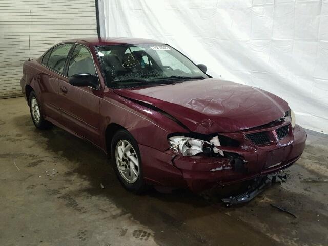 1G2NE52F64M636706 - 2004 PONTIAC GRAND AM S BURGUNDY photo 1