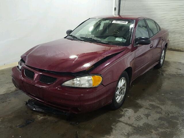 1G2NE52F64M636706 - 2004 PONTIAC GRAND AM S BURGUNDY photo 2