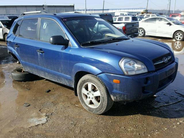 KM8JM12B38U861007 - 2008 HYUNDAI TUCSON GLS BLUE photo 1