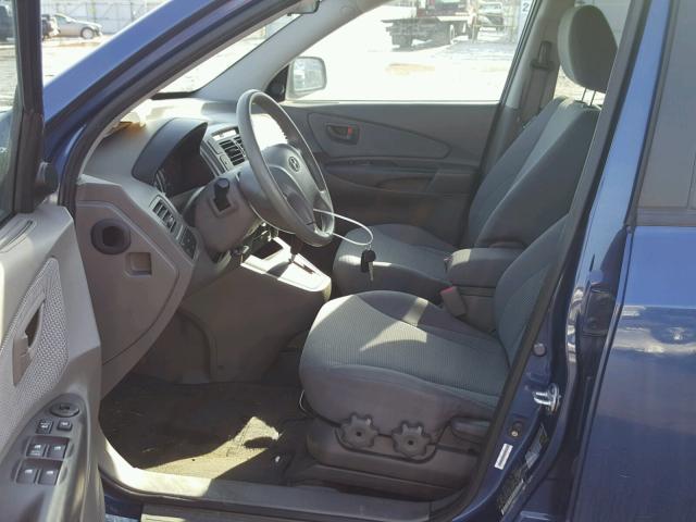 KM8JM12B38U861007 - 2008 HYUNDAI TUCSON GLS BLUE photo 5