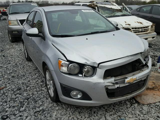 1G1JC5SH6C4114215 - 2012 CHEVROLET SONIC LT SILVER photo 1