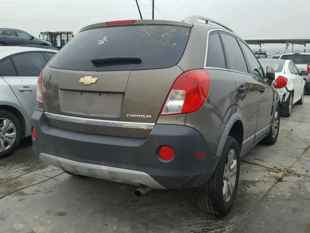 3GNAL2EK1ES656636 - 2014 CHEVROLET CAPTIVA LS 棕色 照片 4