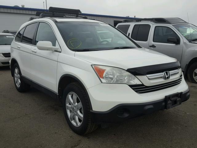 5J6RE48799L043551 - 2009 HONDA CR-V EXL WHITE photo 1