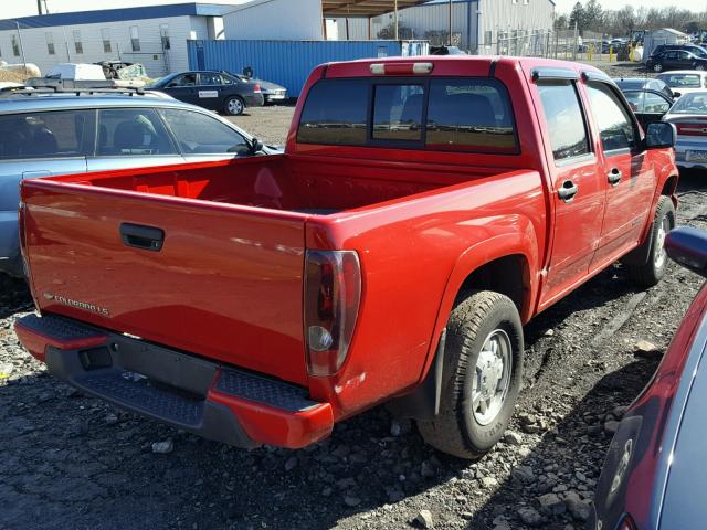 1GCDT136648150474 - 2004 CHEVROLET COLORADO RED photo 4