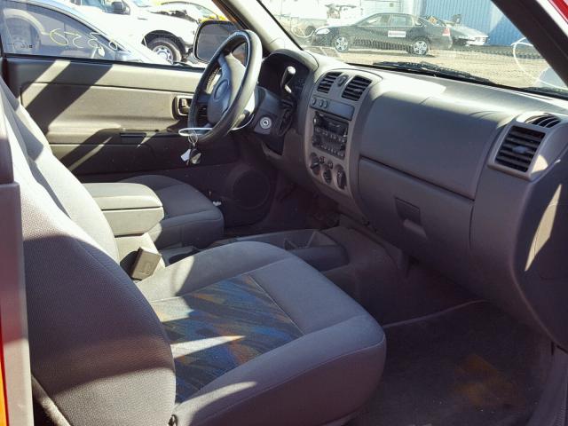 1GCDT136648150474 - 2004 CHEVROLET COLORADO RED photo 5