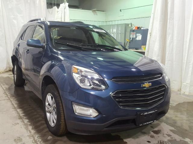 2GNFLFE31H6247528 - 2017 CHEVROLET EQUINOX LT BLUE photo 1