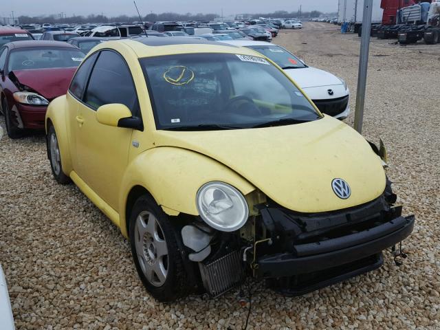 3VWCP21C11M413568 - 2001 VOLKSWAGEN NEW BEETLE YELLOW photo 1