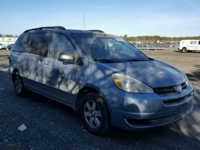 5TDZA23C95S305040 - 2005 TOYOTA SIENNA CE BLUE photo 1