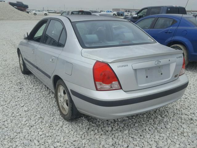 KMHDN46D45U080256 - 2005 HYUNDAI ELANTRA GL SILVER photo 3