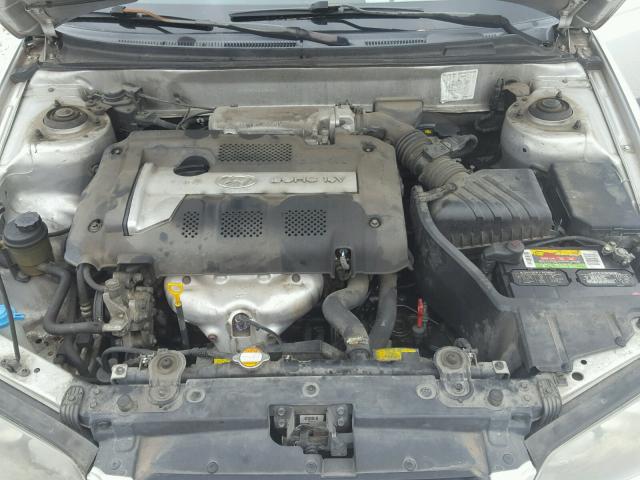 KMHDN46D45U080256 - 2005 HYUNDAI ELANTRA GL SILVER photo 7