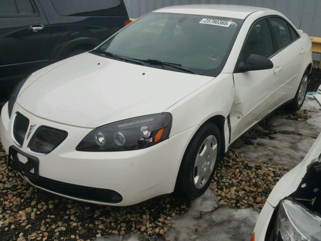 1G2ZF55B564245699 - 2006 PONTIAC G6 SE WHITE photo 2