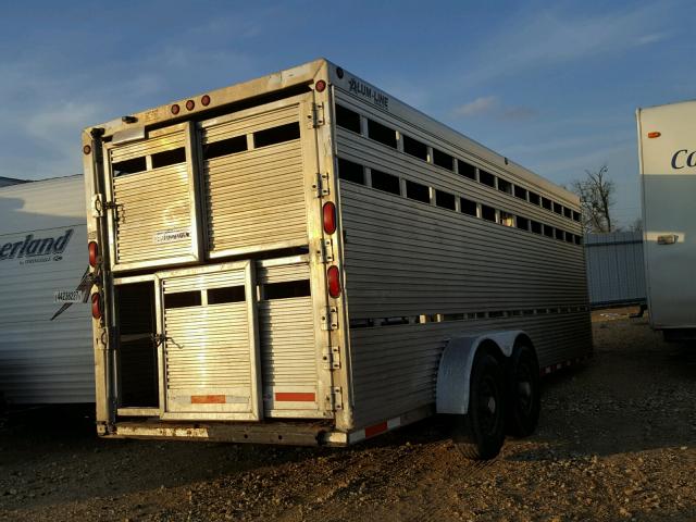 1A9LG212442241157 - 2004 ALLOY TRAILER GOOSENECK SILVER photo 4