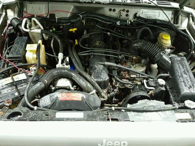 1J4FF48S11L511748 - 2001 JEEP CHEROKEE S GRAY photo 7