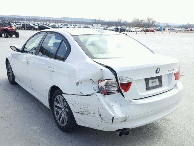 WBAVB13546PT16074 - 2006 BMW 325 I WHITE photo 3