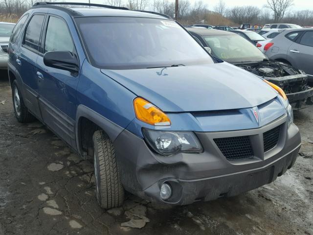 3G7DA03E71S530058 - 2001 PONTIAC AZTEK BLUE photo 1