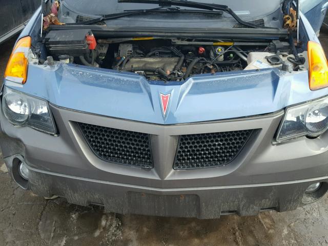 3G7DA03E71S530058 - 2001 PONTIAC AZTEK BLUE photo 7