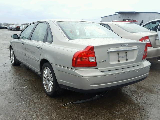 YV1TS92D441353069 - 2004 VOLVO S80 BEIGE photo 3