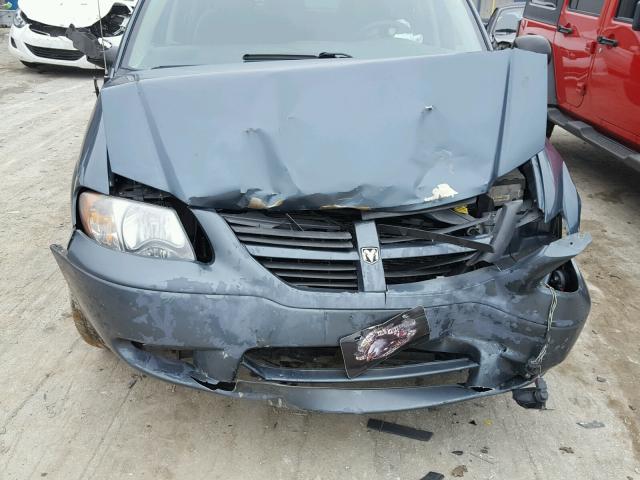 1D4GP24R06B570384 - 2006 DODGE GRAND CARA BLUE photo 7