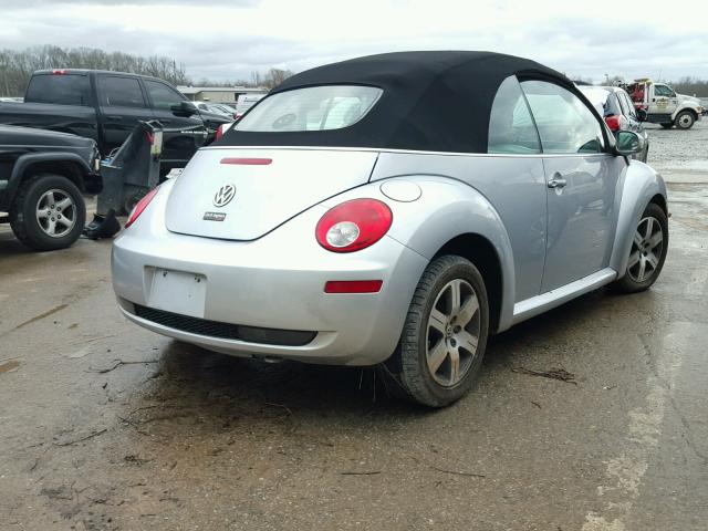 3VWRF31Y66M300530 - 2006 VOLKSWAGEN NEW BEETLE SILVER photo 4